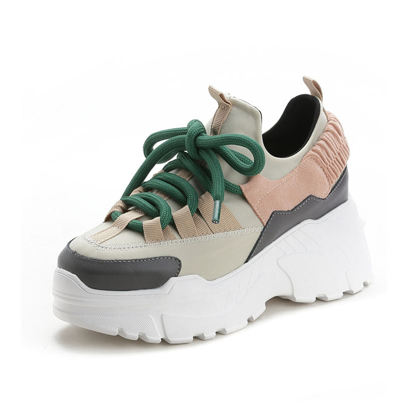 Classic Women's Dad Height Increasing Insole Women's Casual Shoes