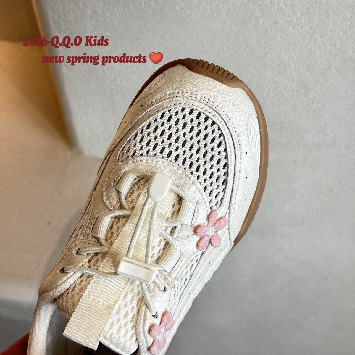 Children's Summer Single Mesh Korean Three-dimensional Flower Children's Sports Shoes