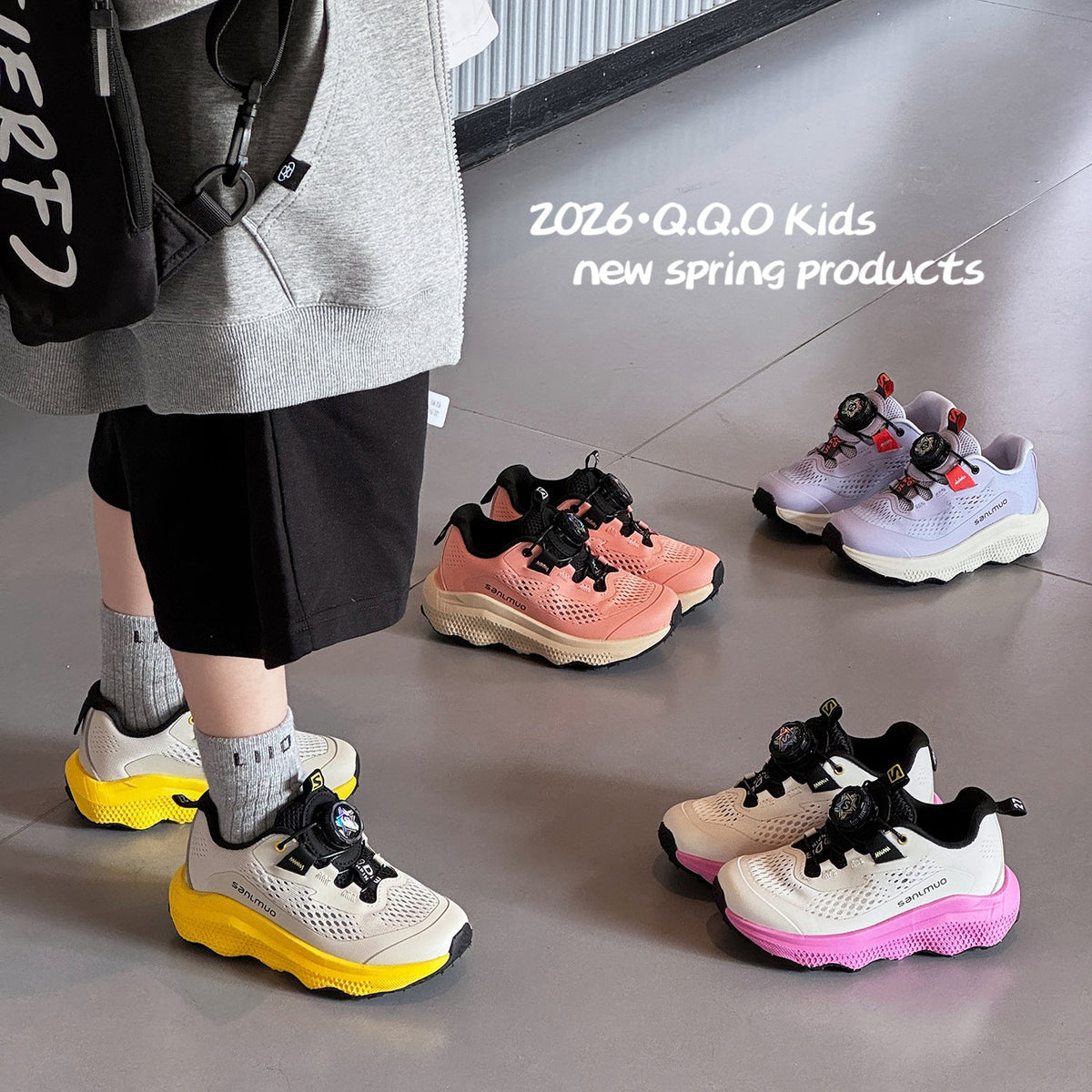 Children's Candy Color Breathable Boys Light Running Children's Sports Shoes
