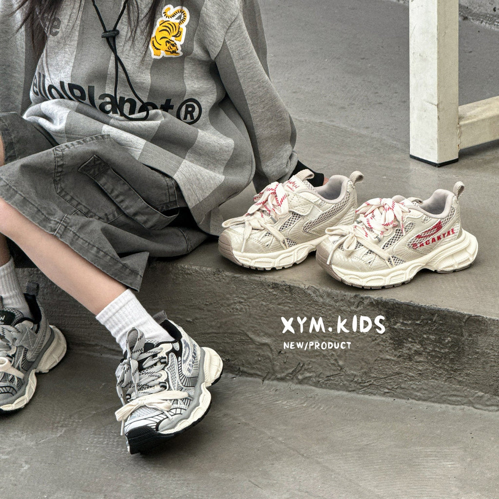 Children's Trend Double Boys Running Single Mesh Sneakers