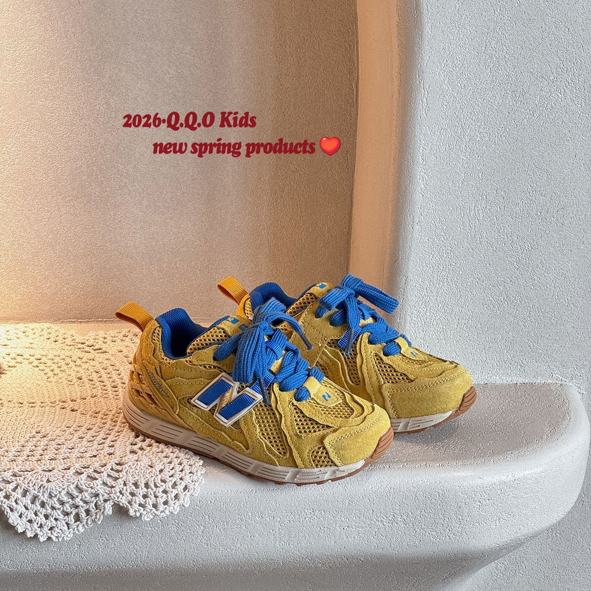Children's Letters Single Mesh Korean Boys Breathable Children's Sports Shoes