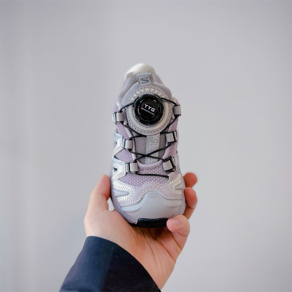 Children's Spring Lightweight Comfortable Running Korean Style Children's Sports Shoes