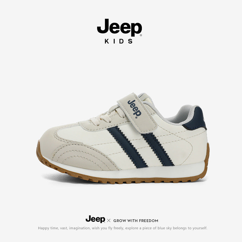 Children's Spring Boys Soft Bottom White Children's Sports Shoes