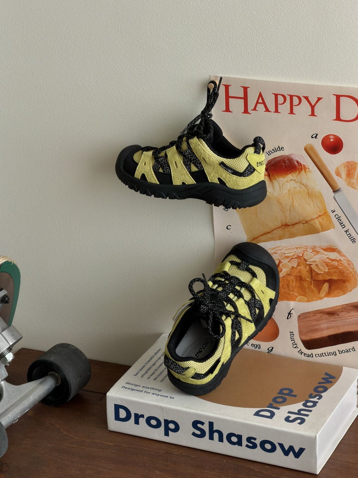Breathable Mesh Closed Toe Functional Protective Rubber Magic Sticker Children's Sports Shoes