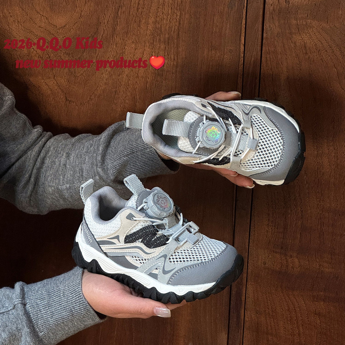 Children's Fashion Color Contrast Single Mesh Boys Children's Sports Shoes