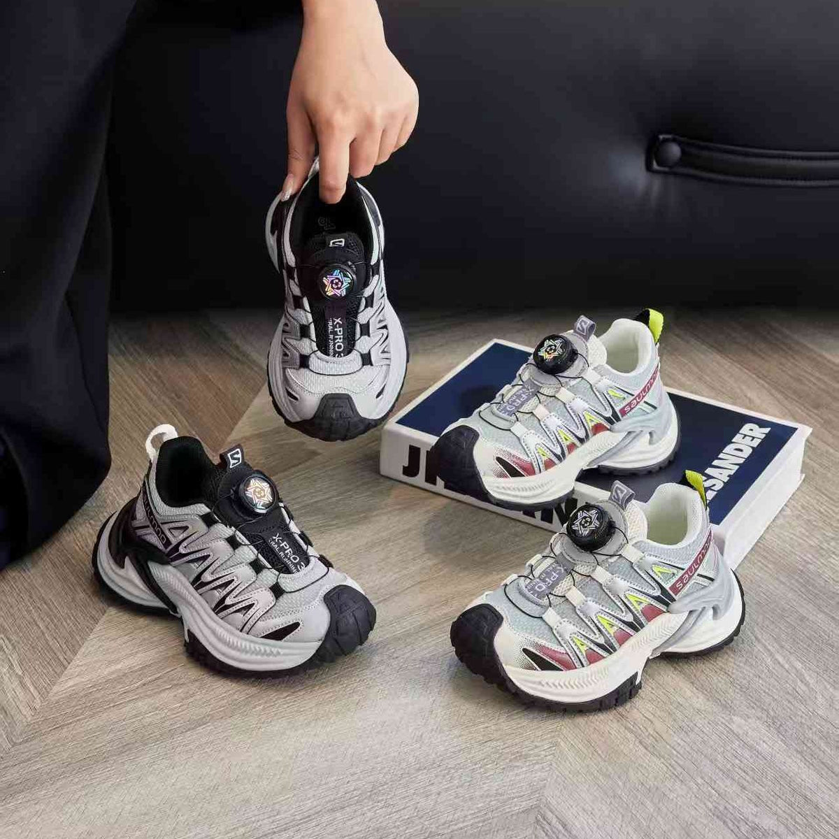 Children's Outdoor Climbing Breathable Running Clunky Tide Children's Sports Shoes