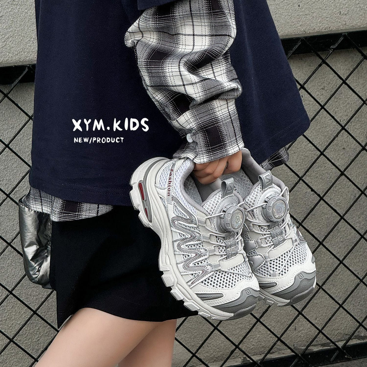 Children's Summer Mesh Rotating Buckle Boys Single Outdoor Children's Sports Shoes