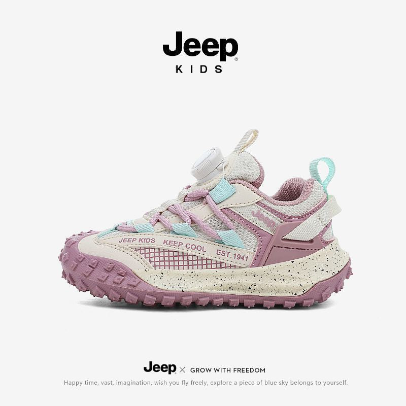 Children's Spring Boys Breathable Mesh Surface Outdoor Children's Sports Shoes