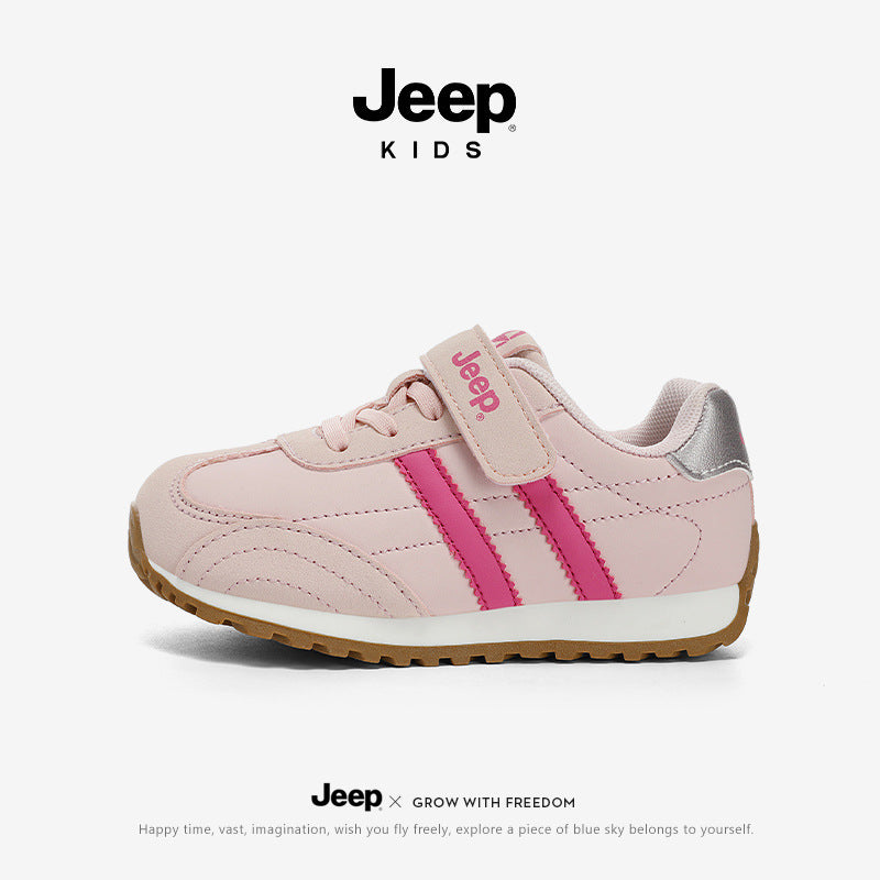 Children's Spring Boys Soft Bottom White Children's Sports Shoes