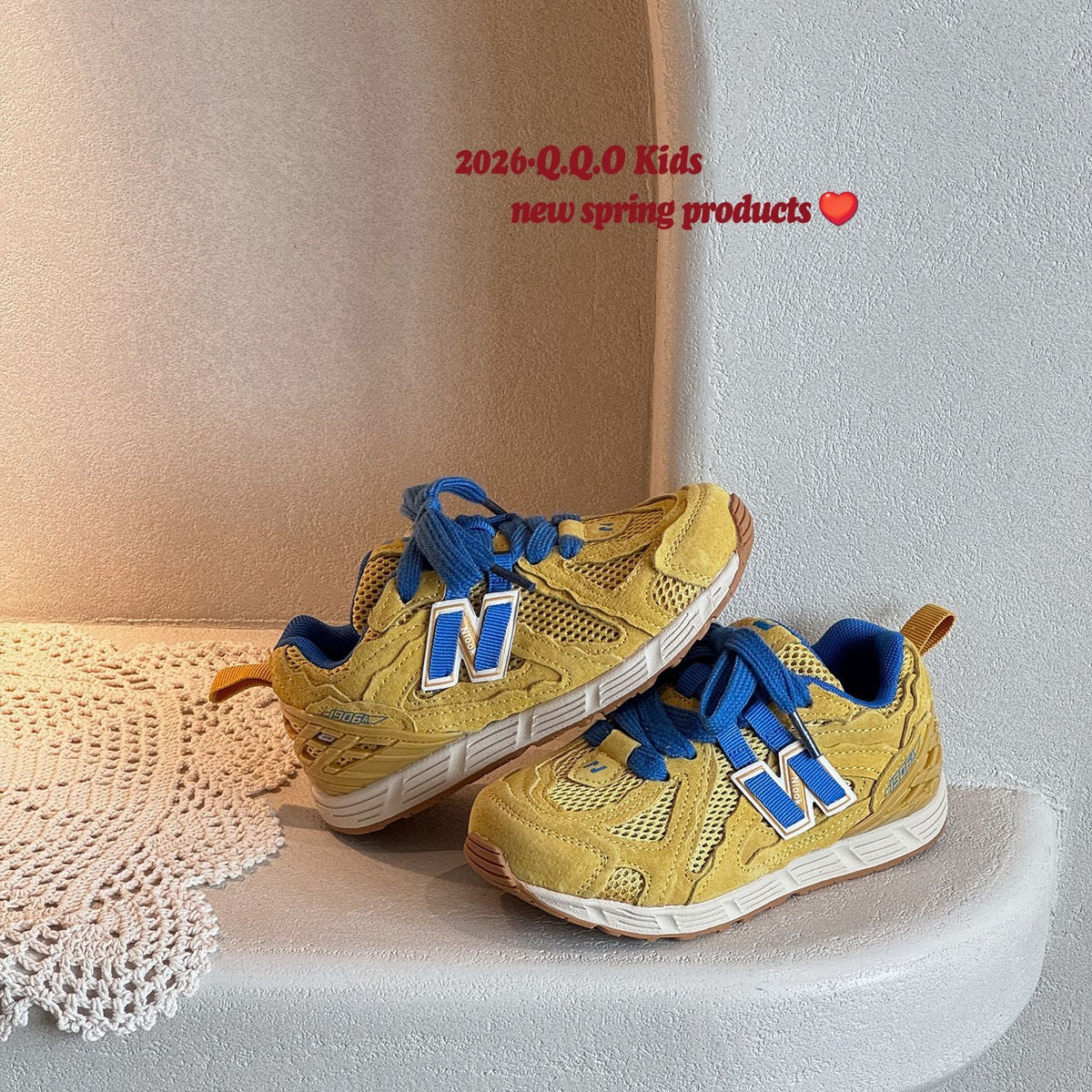 Children's Letters Single Mesh Korean Boys Breathable Children's Sports Shoes