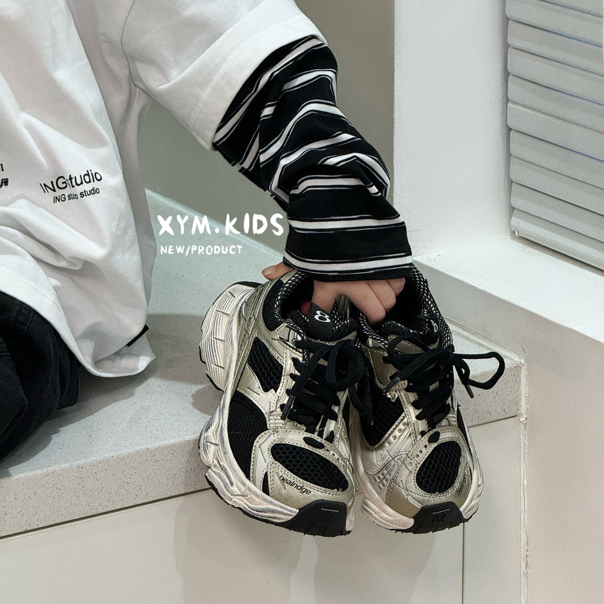 Children's Fashion Stapler Dad Brushed Old Autumn Boys Children's Sports Shoes