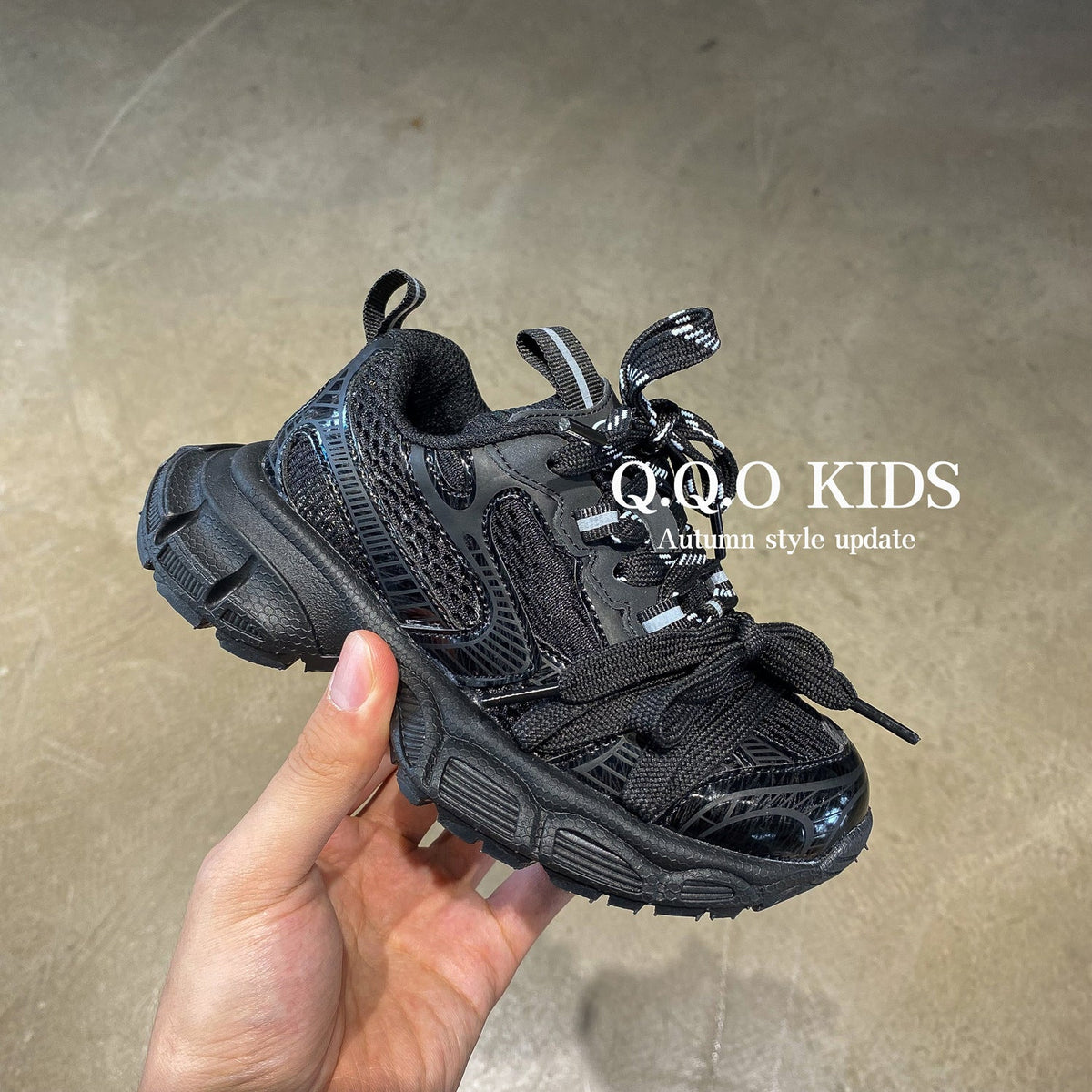 Children's Spring Breathable Korean Boys Fashion Soft Children's Sports Shoes