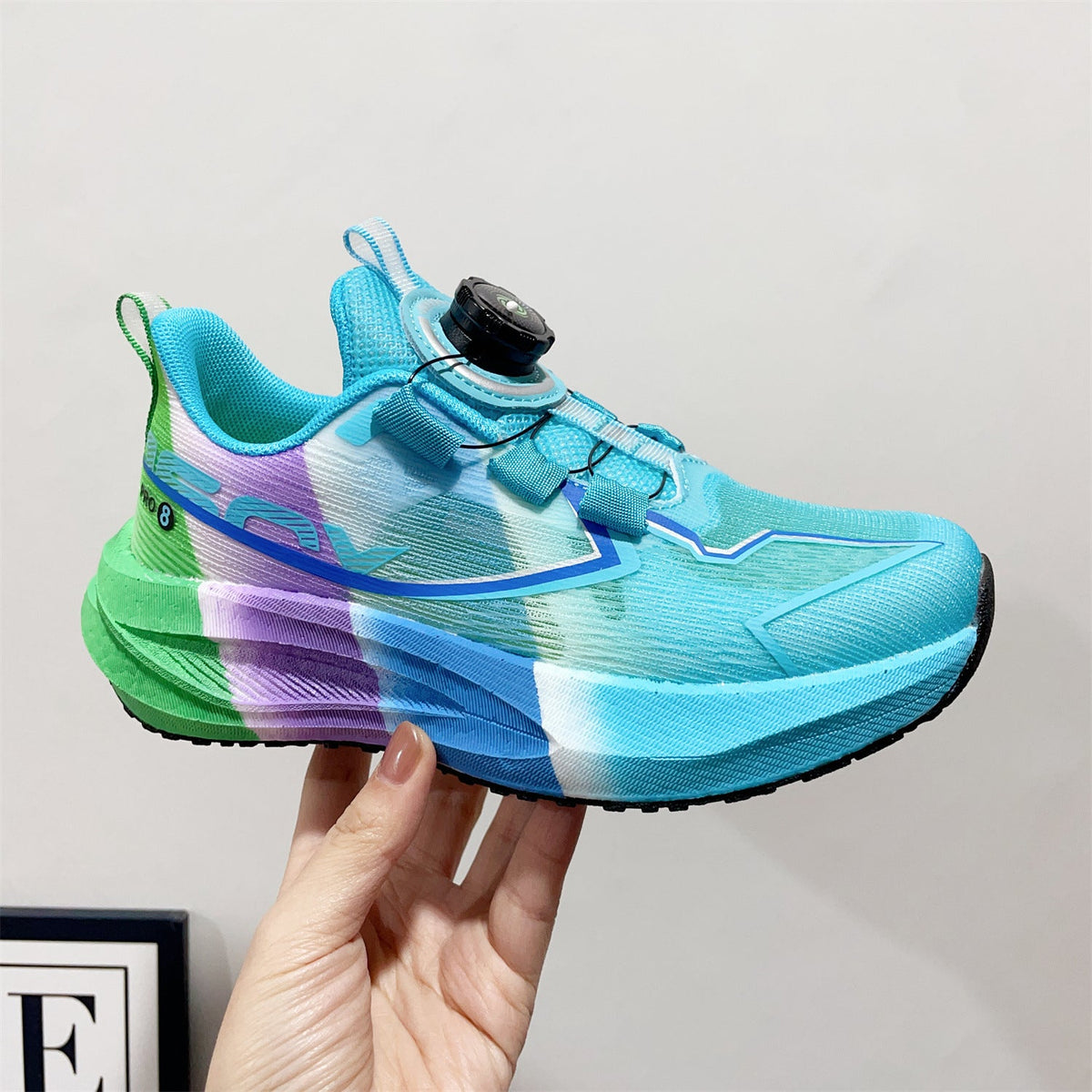 Children's Fashion Trendy Rotating Buckle Boys Running Children's Sports Shoes