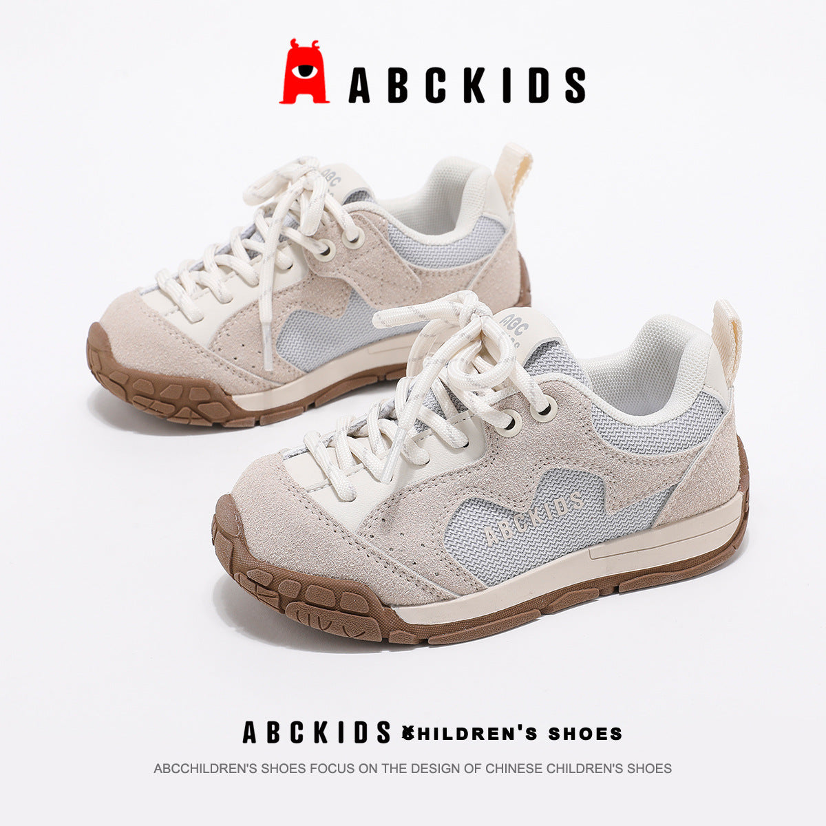 Children's Spring Fabric Vamp Breathable Hole Comfortable Children's Sports Shoes