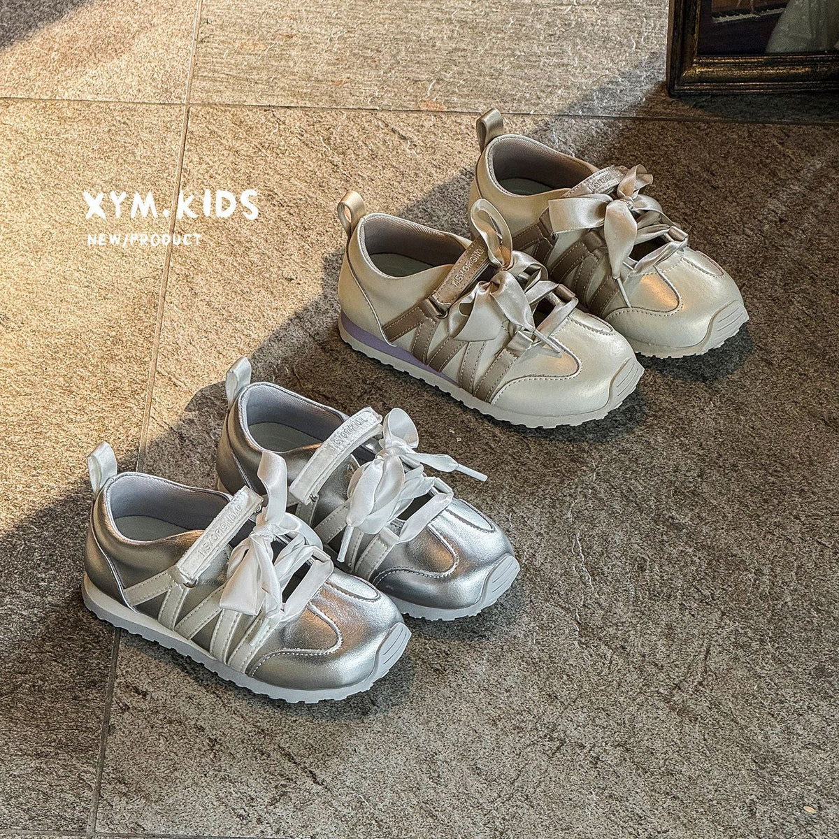 Children's Korean Style Fashion Bowknot Ballet Princess Children's Sports Shoes