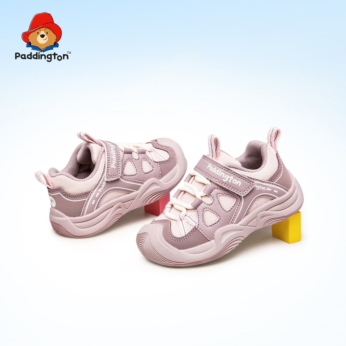Children's Paddington Bear Breathable Velcro Boys Children's Sports Shoes