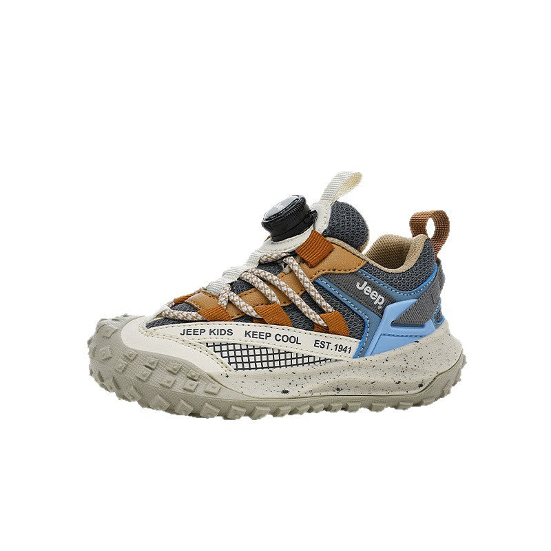 Children's Spring Boys Breathable Mesh Surface Outdoor Children's Sports Shoes
