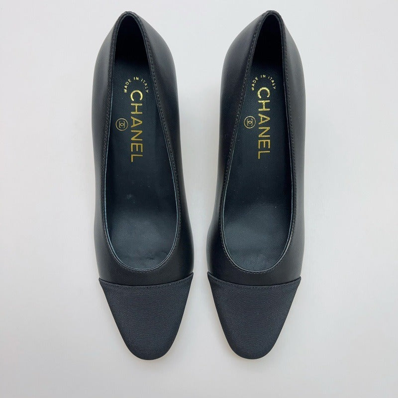 Back Empty Closed Toe Female Square Thick Flat Bottom Heels