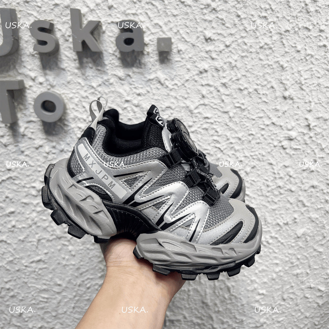 Children's Dark Series Fashion Stylish Lightweight Boys Outdoor Casual Shoes