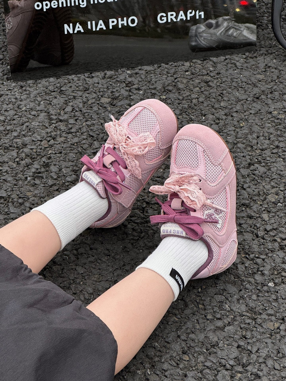 Children's Ballet Style Moral Training Mesh Breathable Casual Shoes