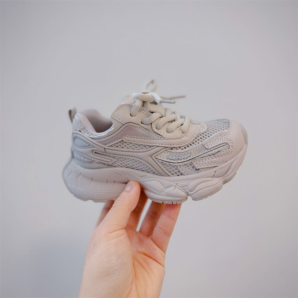 Children's Fashion Trendy Style Korean Single Mesh Breathable Casual Shoes