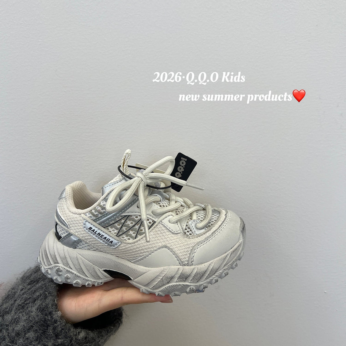 Children's Retro Classic Dad Boys Distressed Brushed Children's Sports Shoes