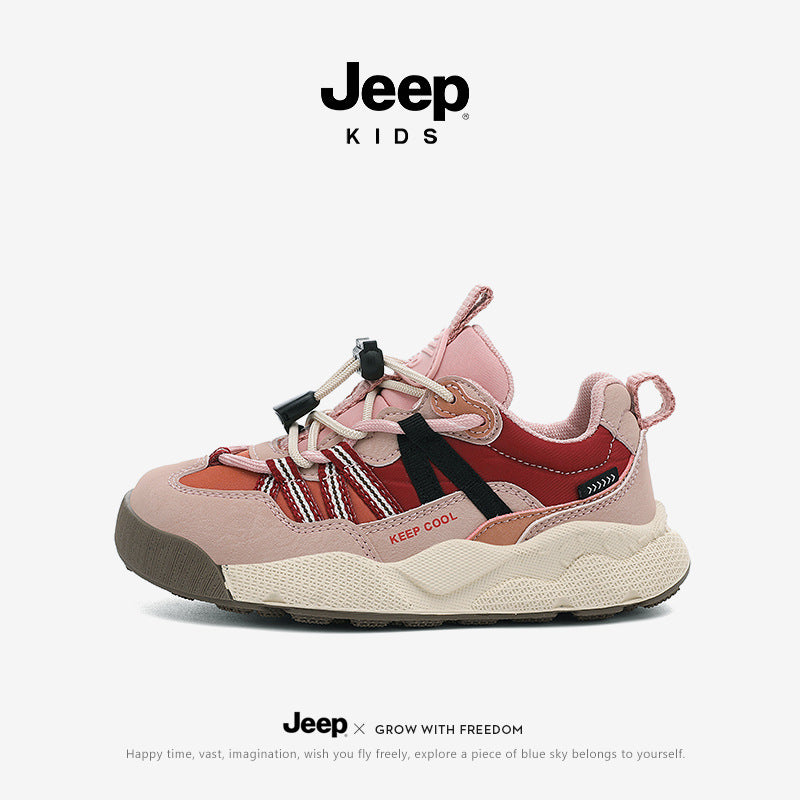 Children's Jeep Autumn Lightweight Soft Bottom Outdoor Children's Sports Shoes