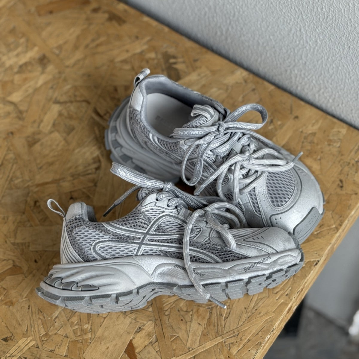 Color Matching Lace Up Breathable Height Increasing Female Women's Sports Shoes