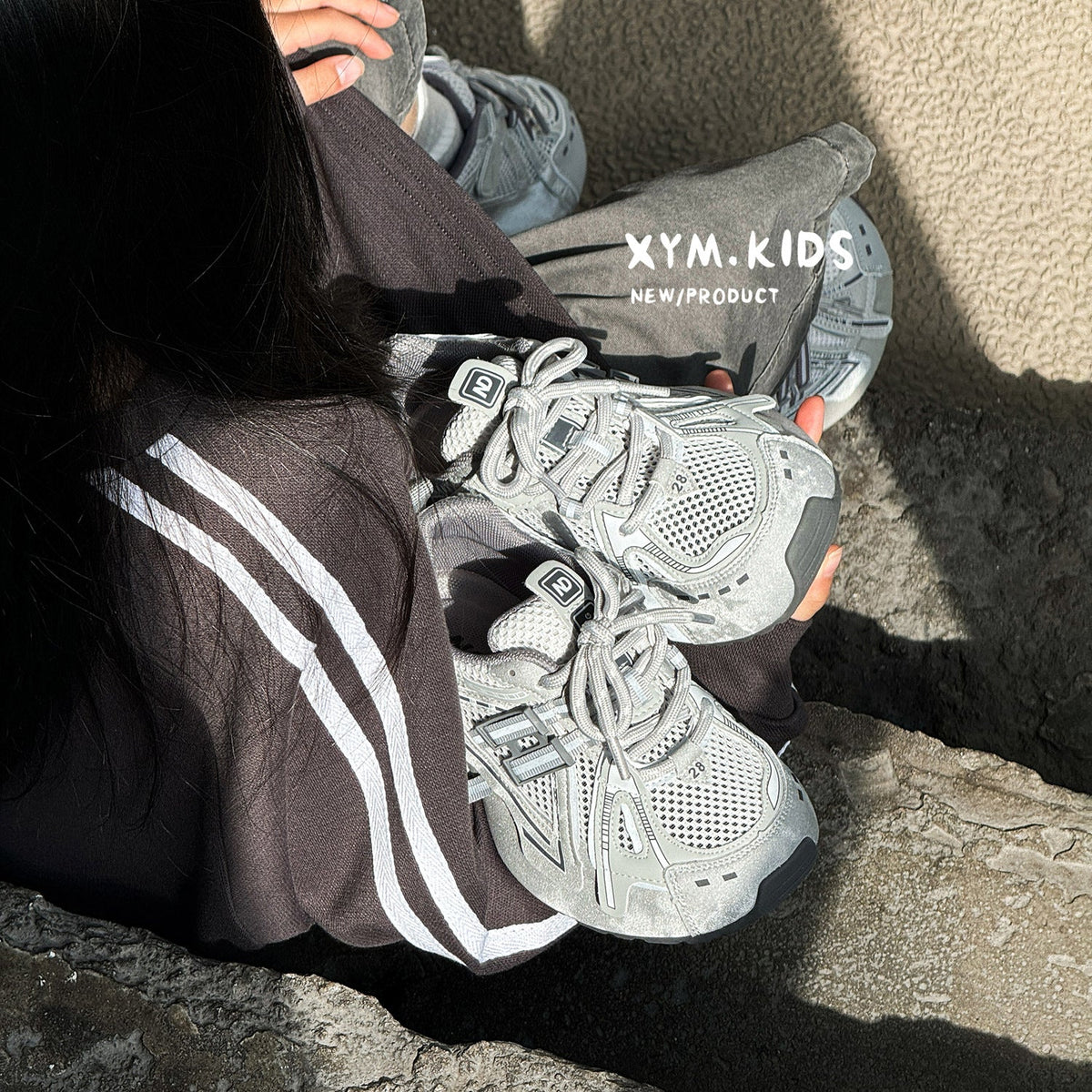 Children's Summer Korean Fashion Letters Single Mesh Breathable Boys Children's Sports Shoes