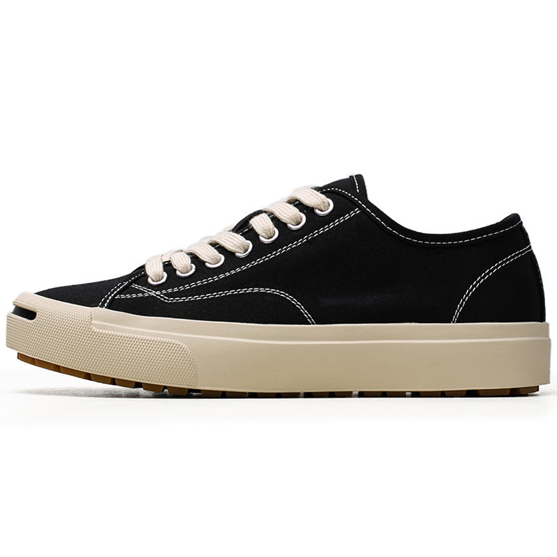 Classic Men's White Fashion Trendy Versatile Men's Board Shoes