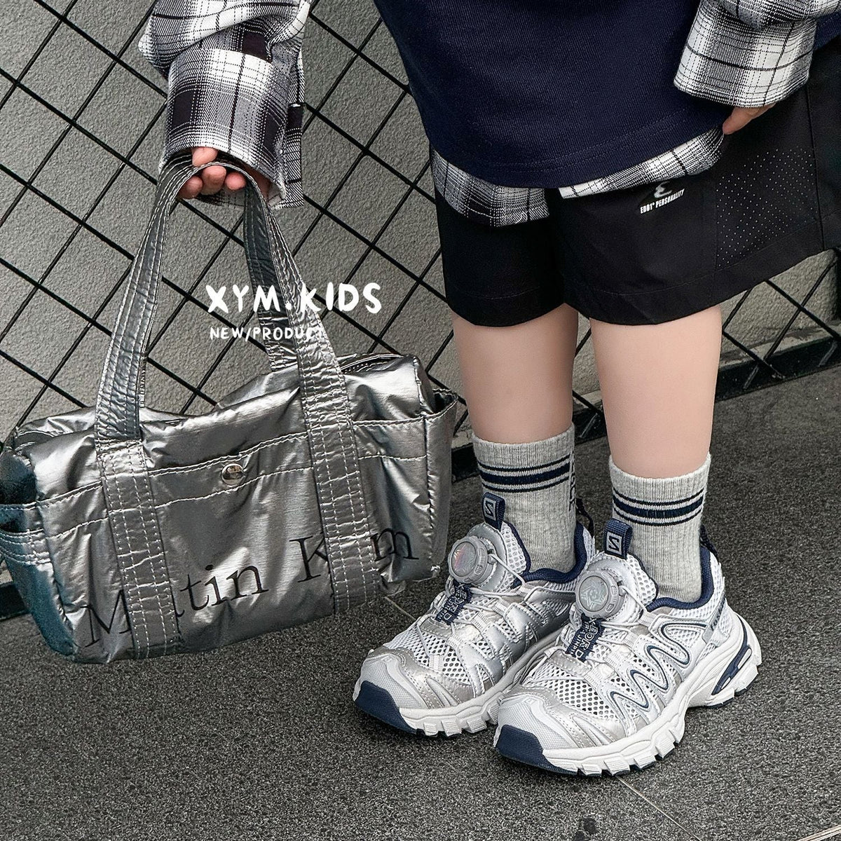 Children's Summer Mesh Rotating Buckle Boys Single Outdoor Children's Sports Shoes