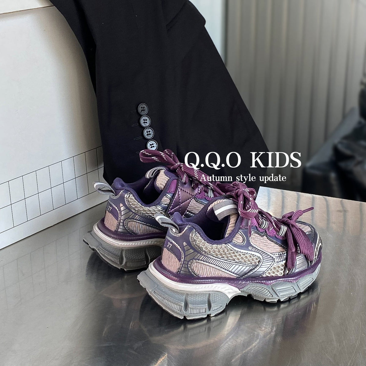 Children's Spring Breathable Korean Boys Fashion Soft Children's Sports Shoes