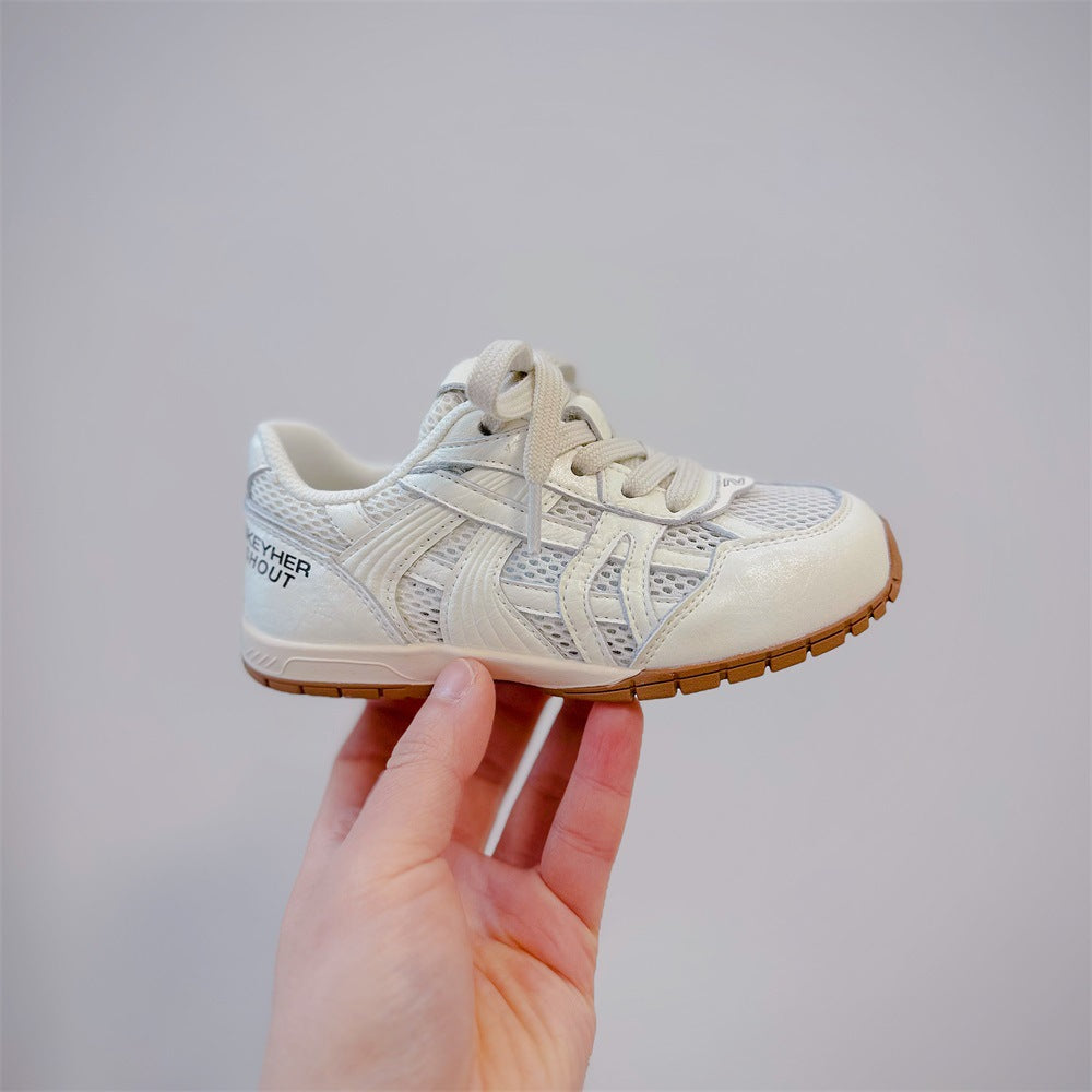 Children's Fashion Trendy Style Korean Single Mesh Children's Sports Shoes