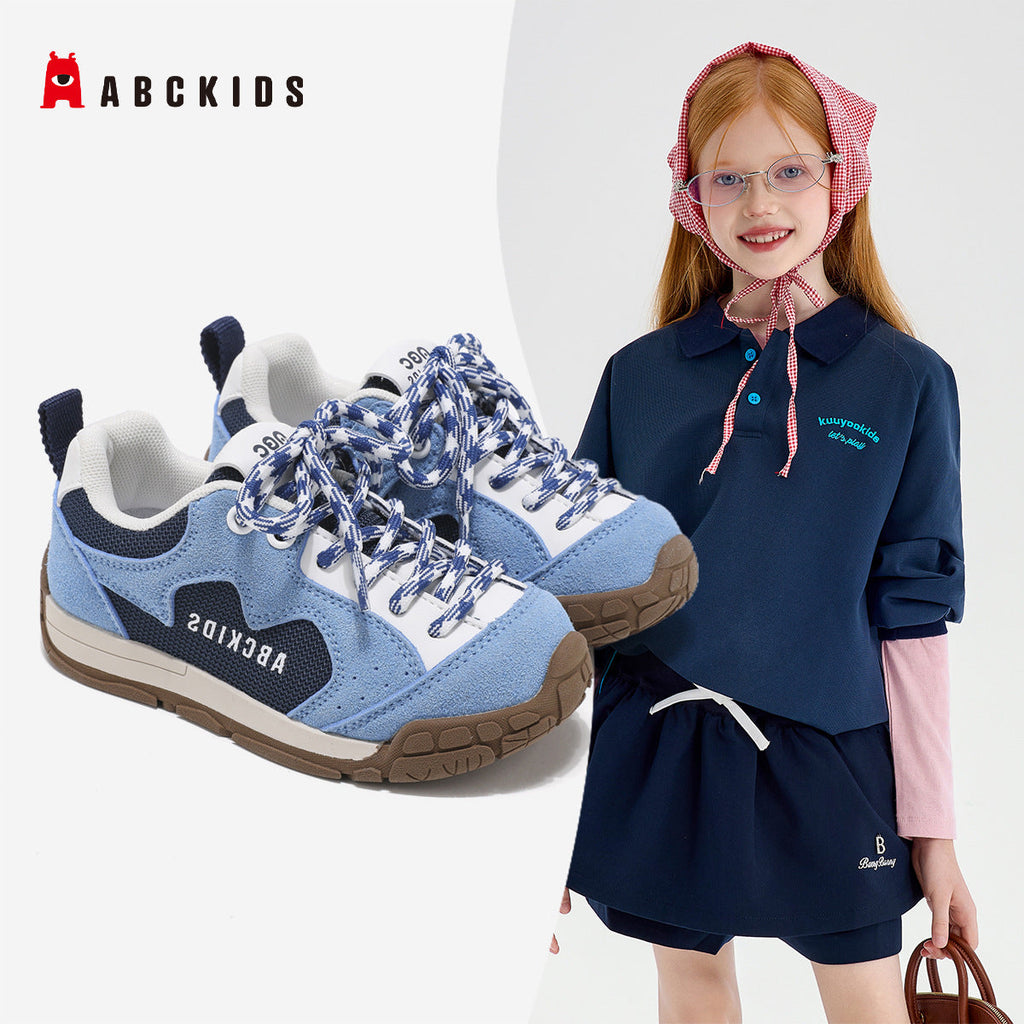 Children's Spring Fabric Vamp Breathable Hole Comfortable Children's Sports Shoes