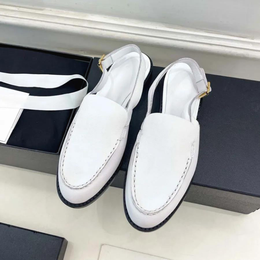 Classic Style Authentic British Flat Bottom Slip-on Versatile Single-layer Loafers