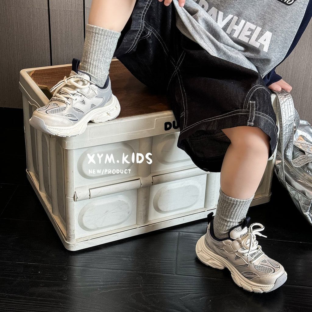 Children's Summer Fashion Wild Word Single Mesh Breathable Sneakers