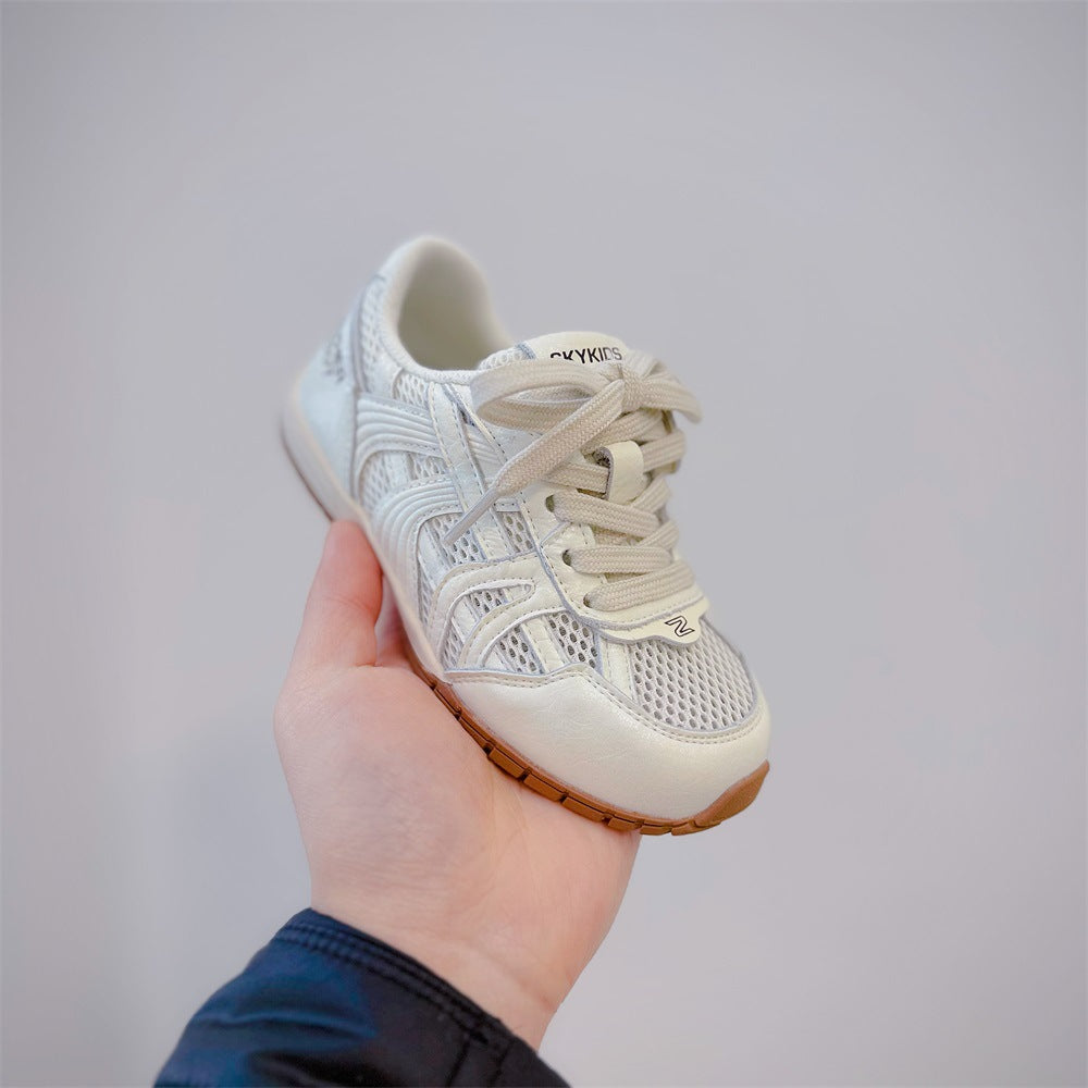 Children's Fashion Trendy Style Korean Single Mesh Children's Sports Shoes