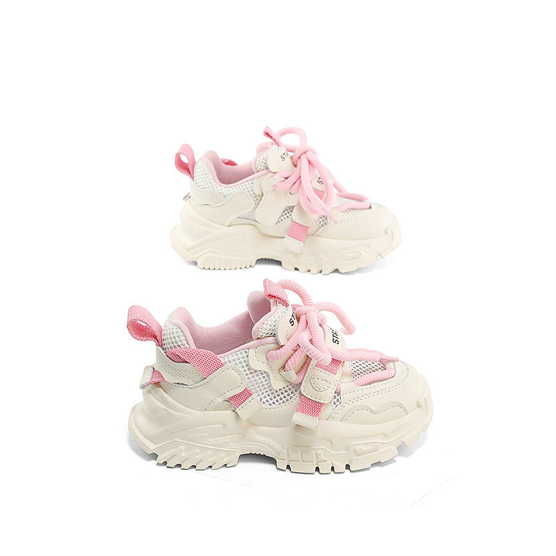 Children's Saturday Soft Bottom Running Mesh Surface Sneakers