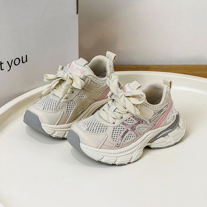 Children's Boys Mesh Fashion Breathable Running Children's Sports Shoes