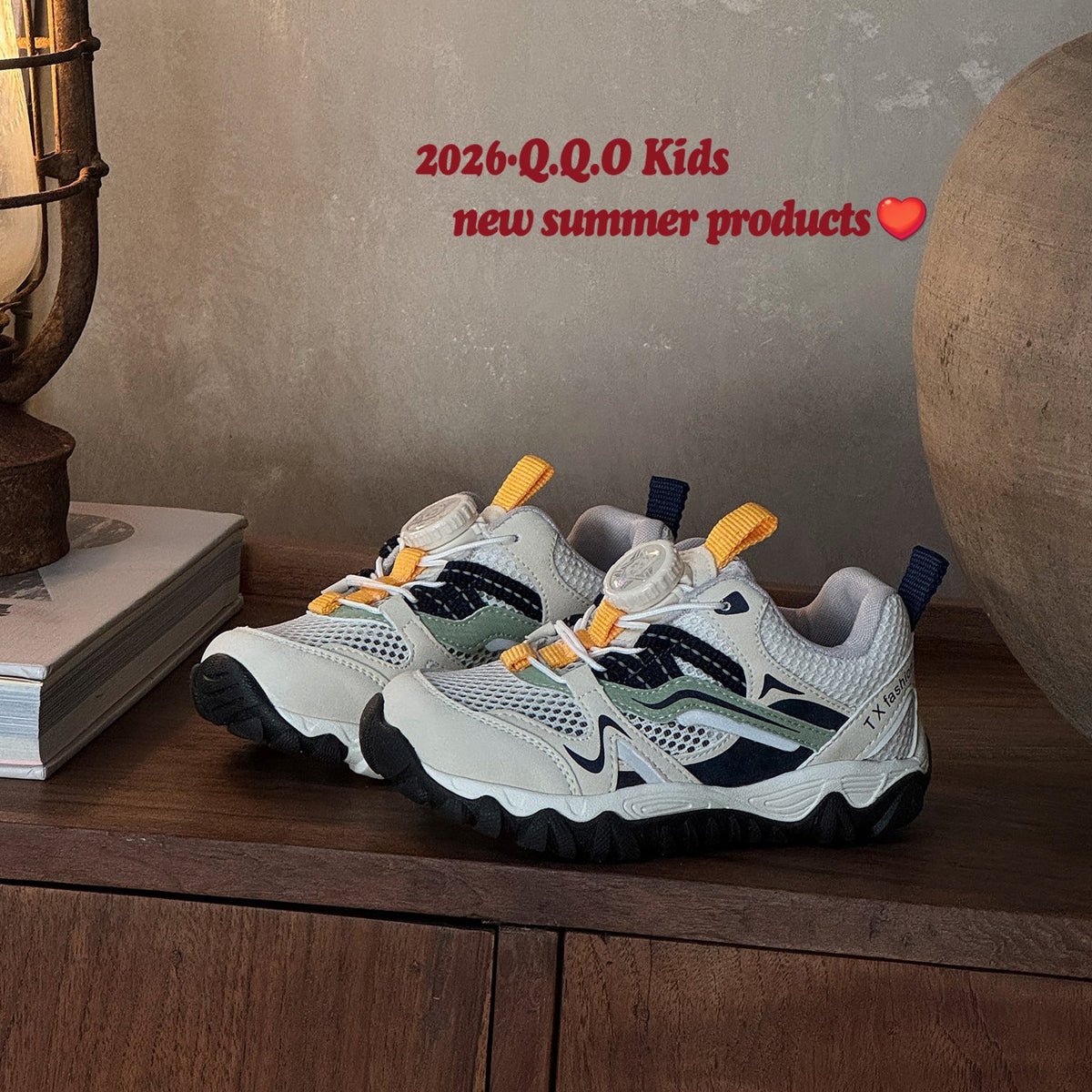 Children's Fashion Color Contrast Single Mesh Boys Children's Sports Shoes