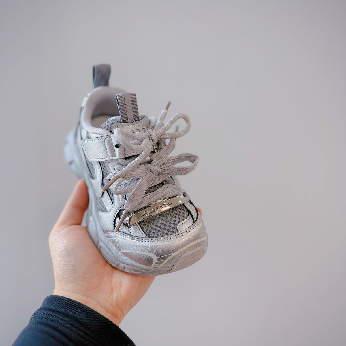 Children's Mesh Breathable Running Korean Style Fashion Trendy Children's Sports Shoes