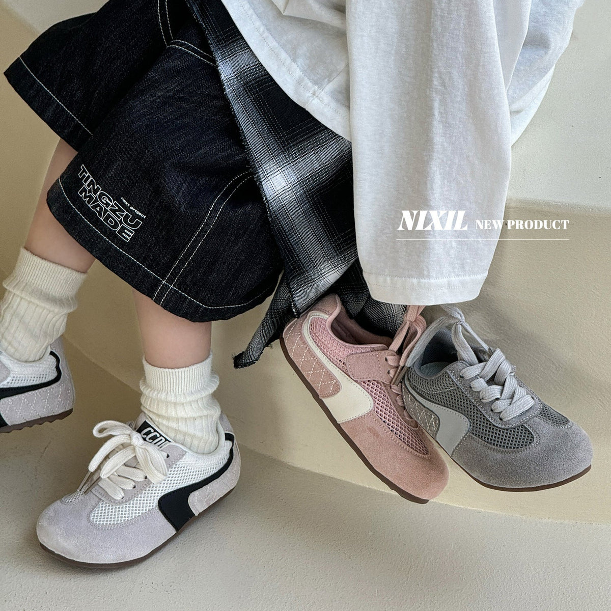 Children's Korean Style Fashionable Single Mesh Breathable Boys German Casual Shoes