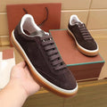 Classic White Round Toe Sports Skate German Training Flat Men's Board Shoes