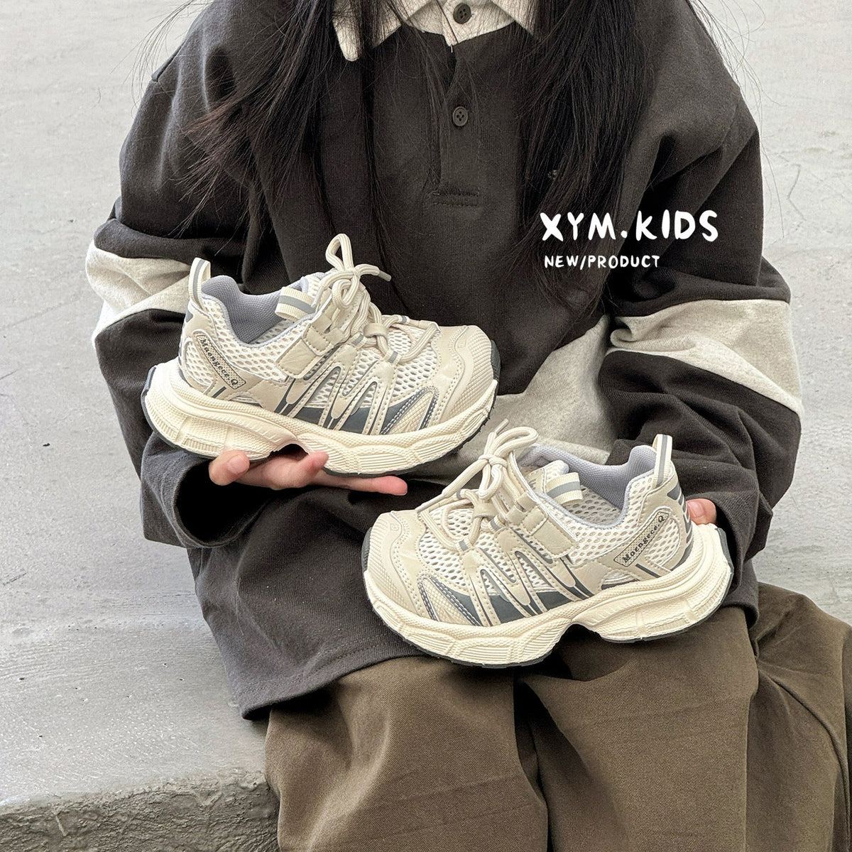 Children's Summer Korean Fashion Fashionable Single Mesh Sneakers