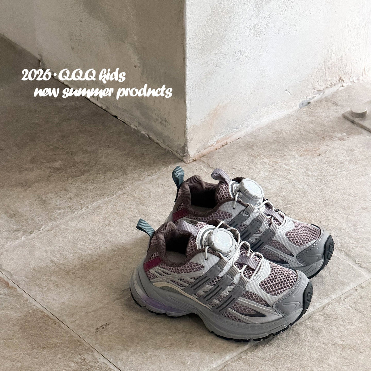 Children's Summer Single Mesh Rotating Buckle Boys Children's Sports Shoes