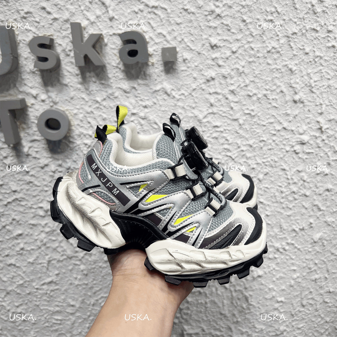 Children's Dark Series Fashion Stylish Lightweight Boys Outdoor Casual Shoes