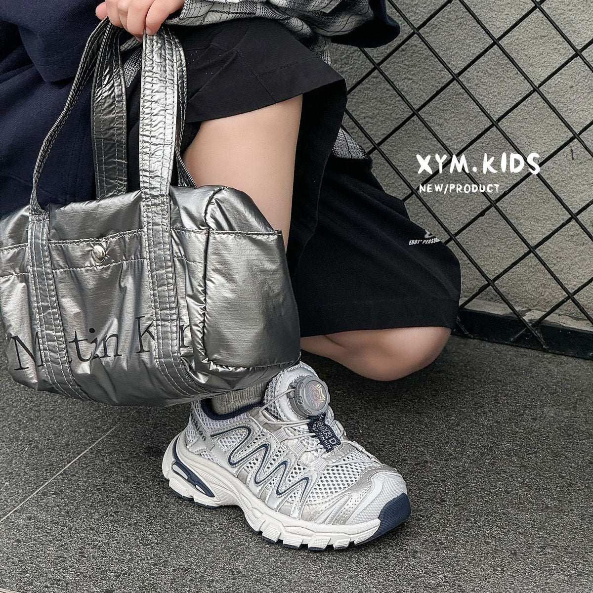 Children's Summer Mesh Rotating Buckle Boys Single Outdoor Children's Sports Shoes