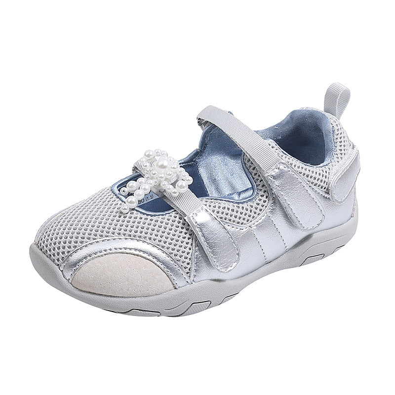 Children's Mesh Breathable Middle Big Mary Jane Ballet Children's Sports Shoes