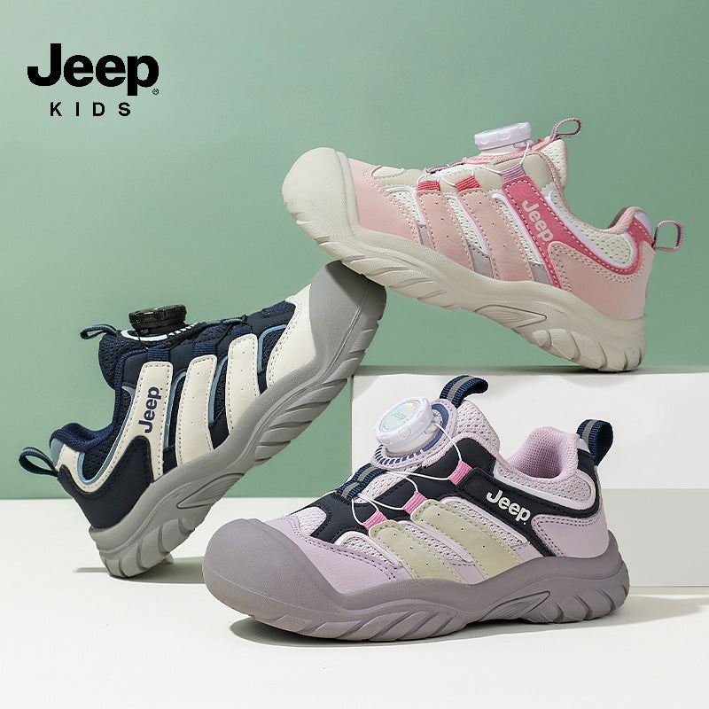 Children's Medium Large Youth Portable Outdoor Knob Casual Shoes