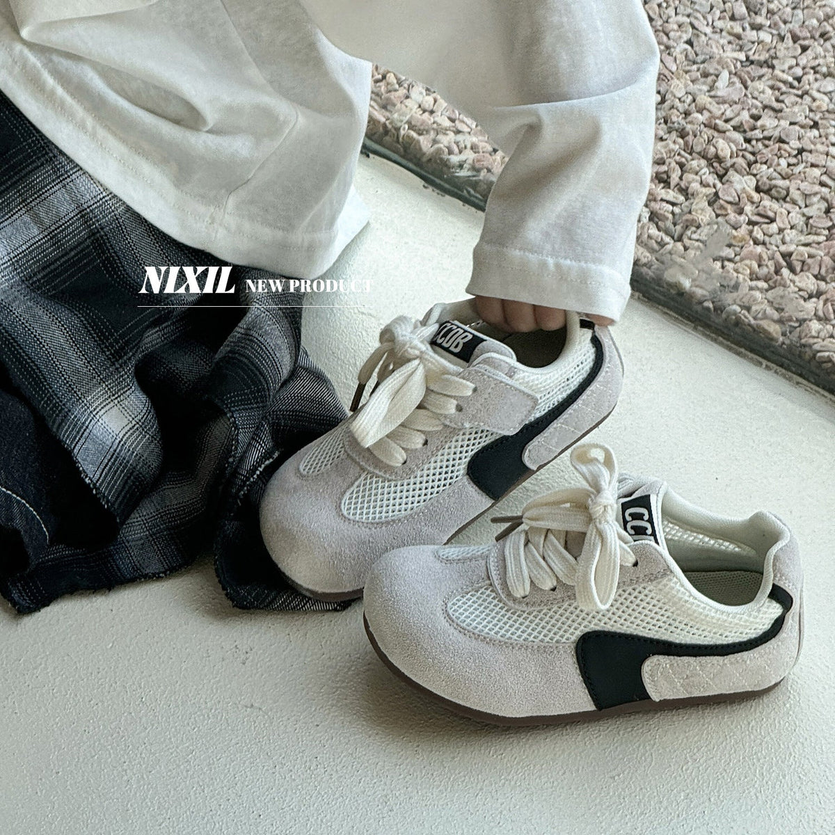Children's Korean Style Fashionable Single Mesh Breathable Boys German Casual Shoes